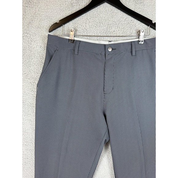 Adidas Pants Mens 38x34 Striped Golf Performance Stretch Lightweight Pockets Men